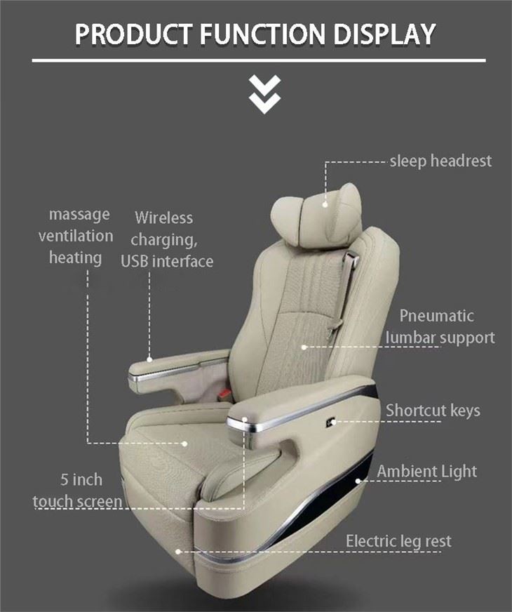 Electric Folding Commercial Vehicle Seat