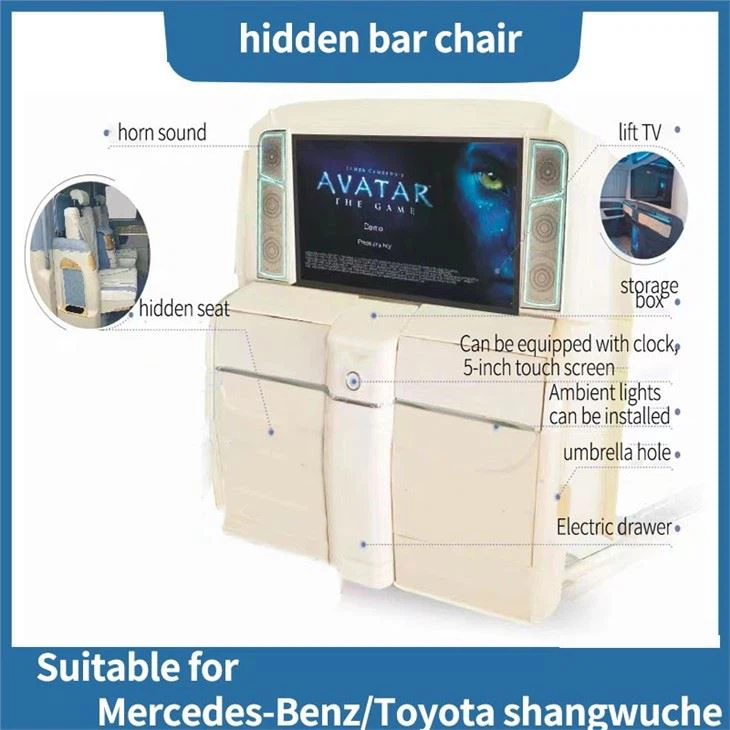 Van Folding Hidden Bar Stool