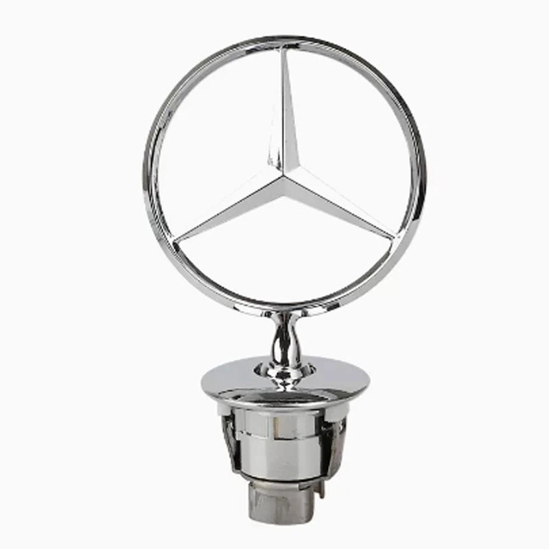 Chrome Emblem Logo For Mercedes Benz